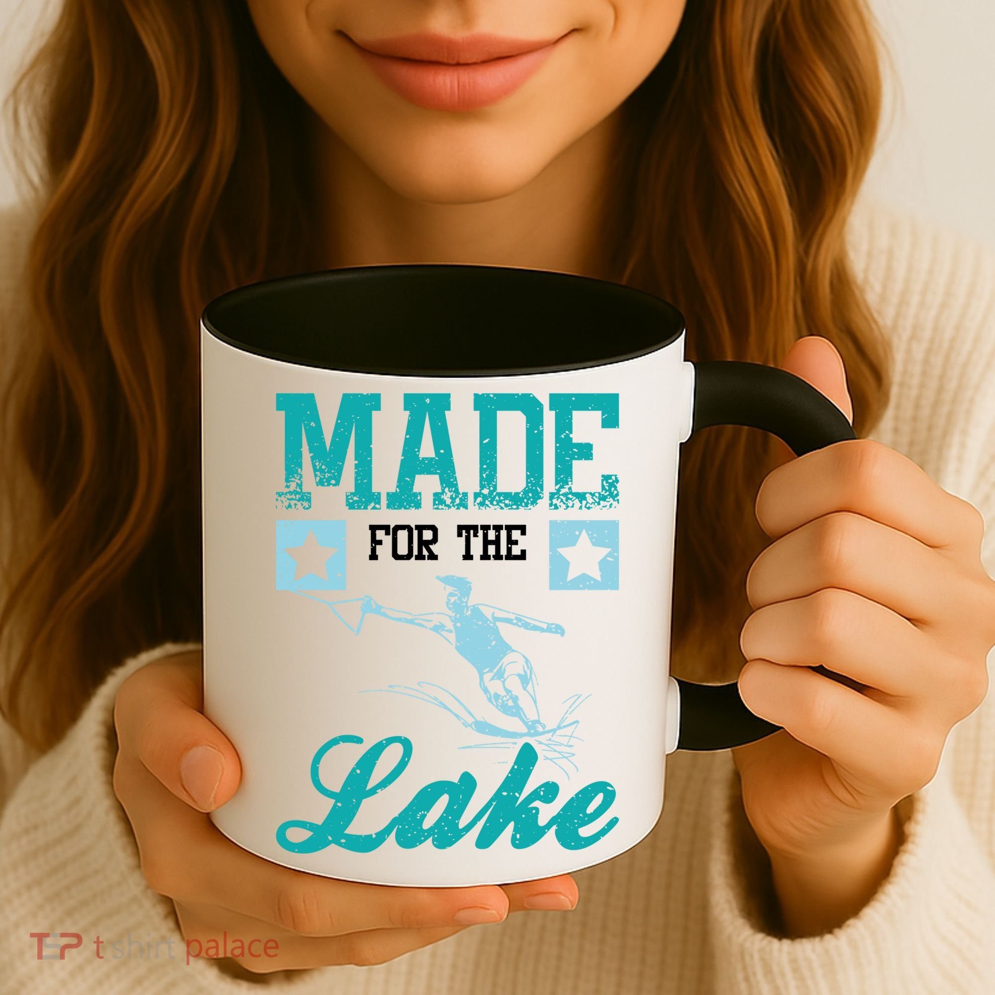 Made For The Lake Water Ski Gift Coffee Mug