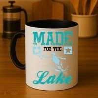 Made For The Lake Water Ski Gift Coffee Mug thumb 4