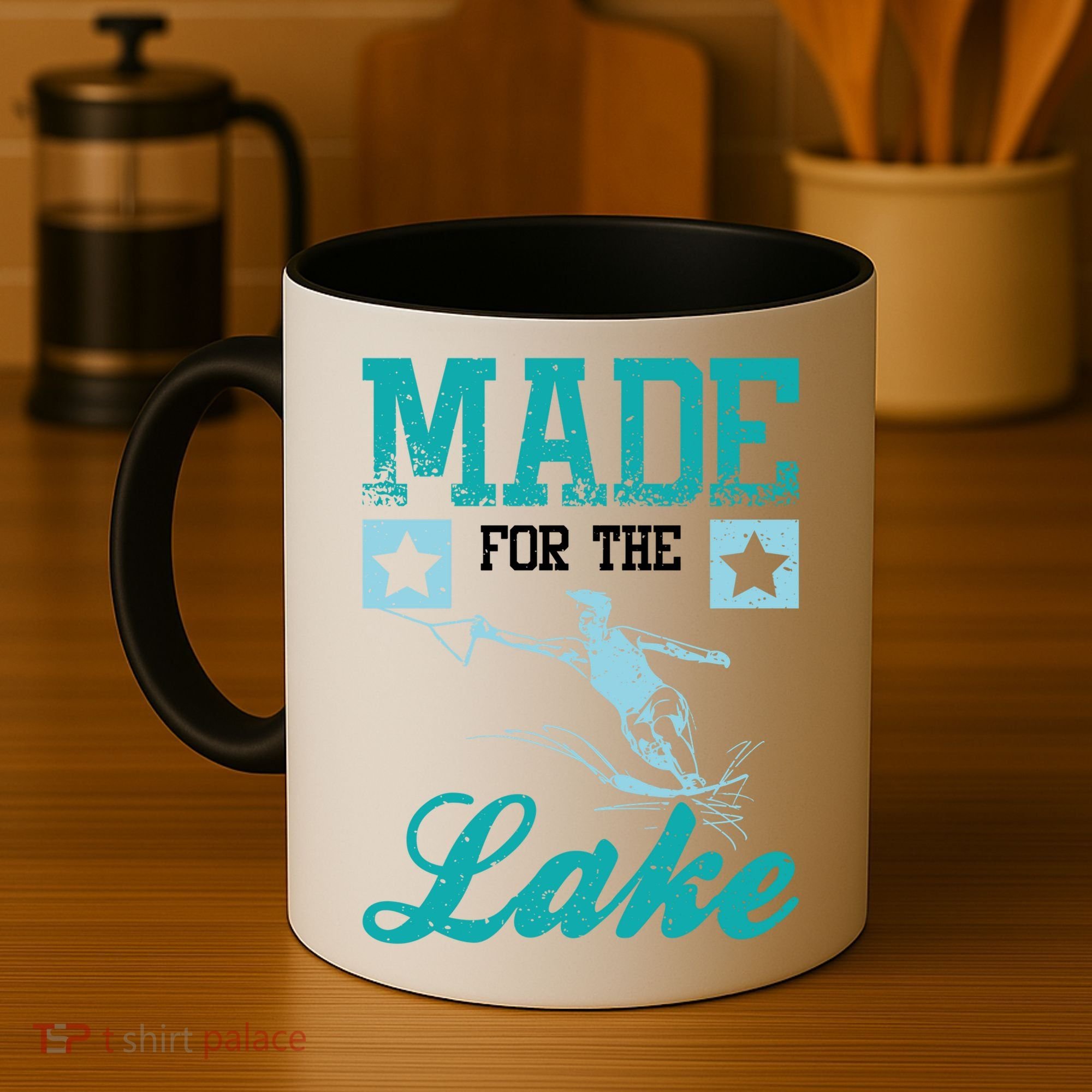Made For The Lake Water Ski Gift Coffee Mug