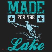 Made For The Lake Water Ski Gift Beanie thumb 2