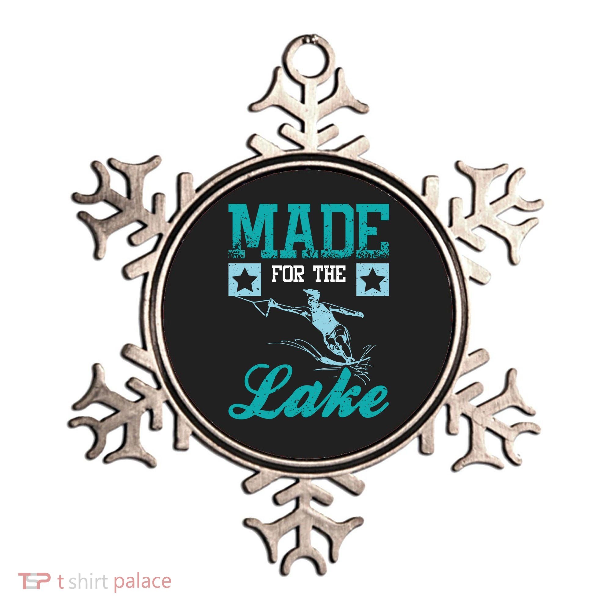 Made For The Lake Water Ski Gift Ornament