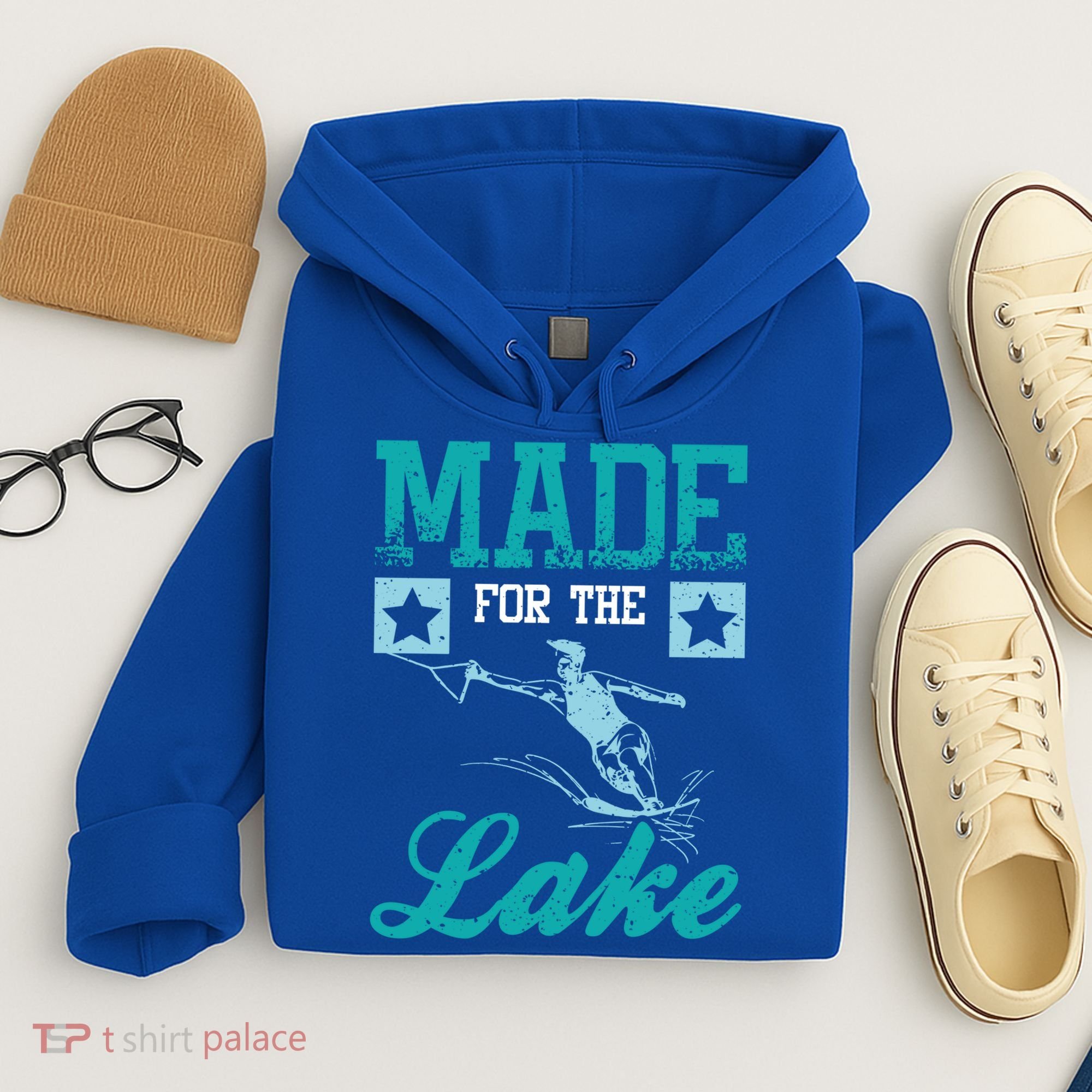 Made For The Lake Water Ski Gift Hoodie