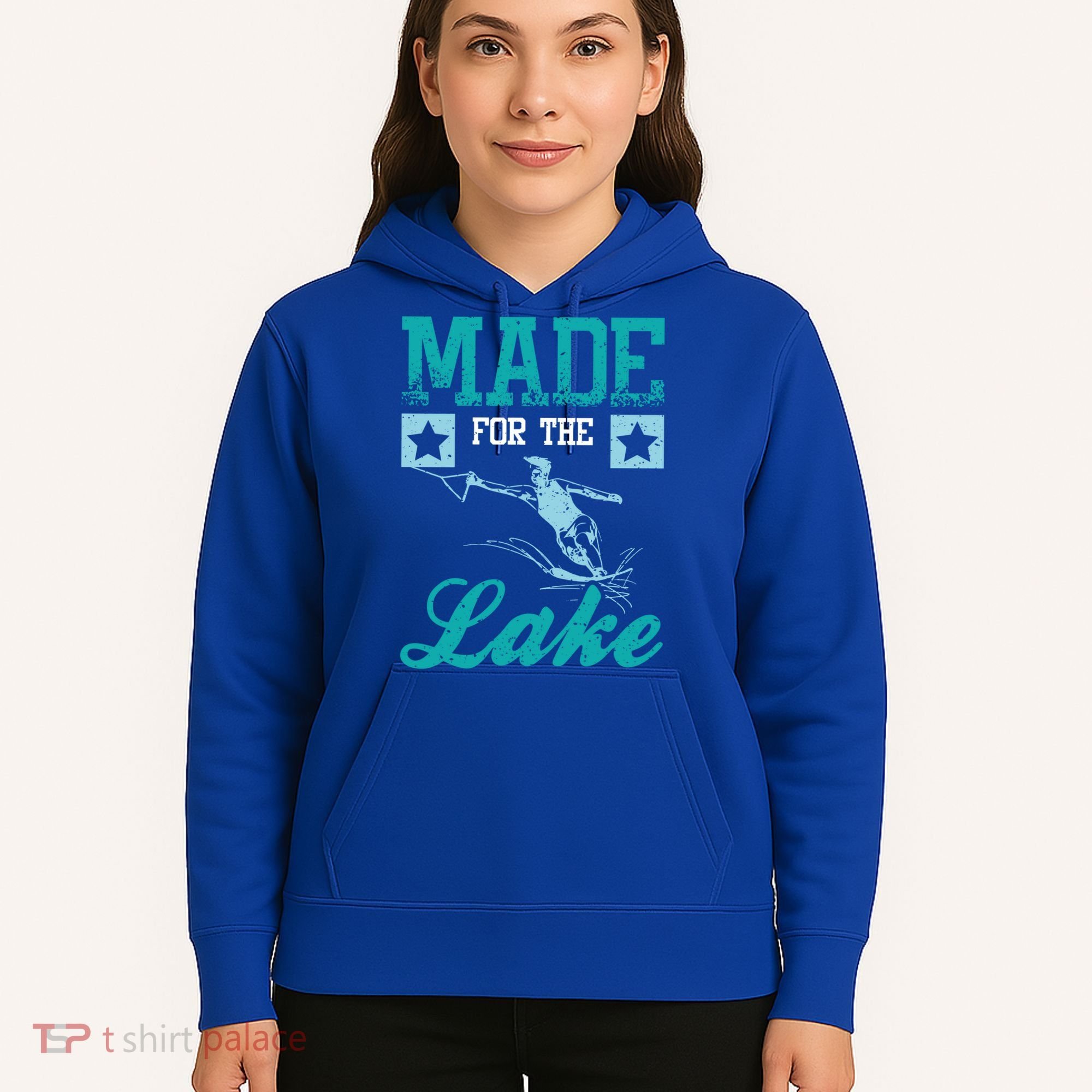 Made For The Lake Water Ski Gift Hoodie