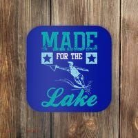 Made For The Lake Water Ski Gift Coaster thumb 0