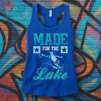 Made For The Lake Water Ski Gift Women's Tank Top thumb 3