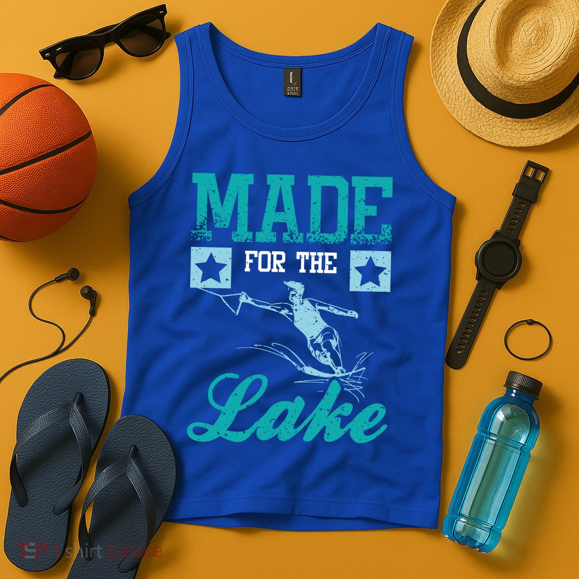 Made For The Lake Water Ski Gift Tank Top
