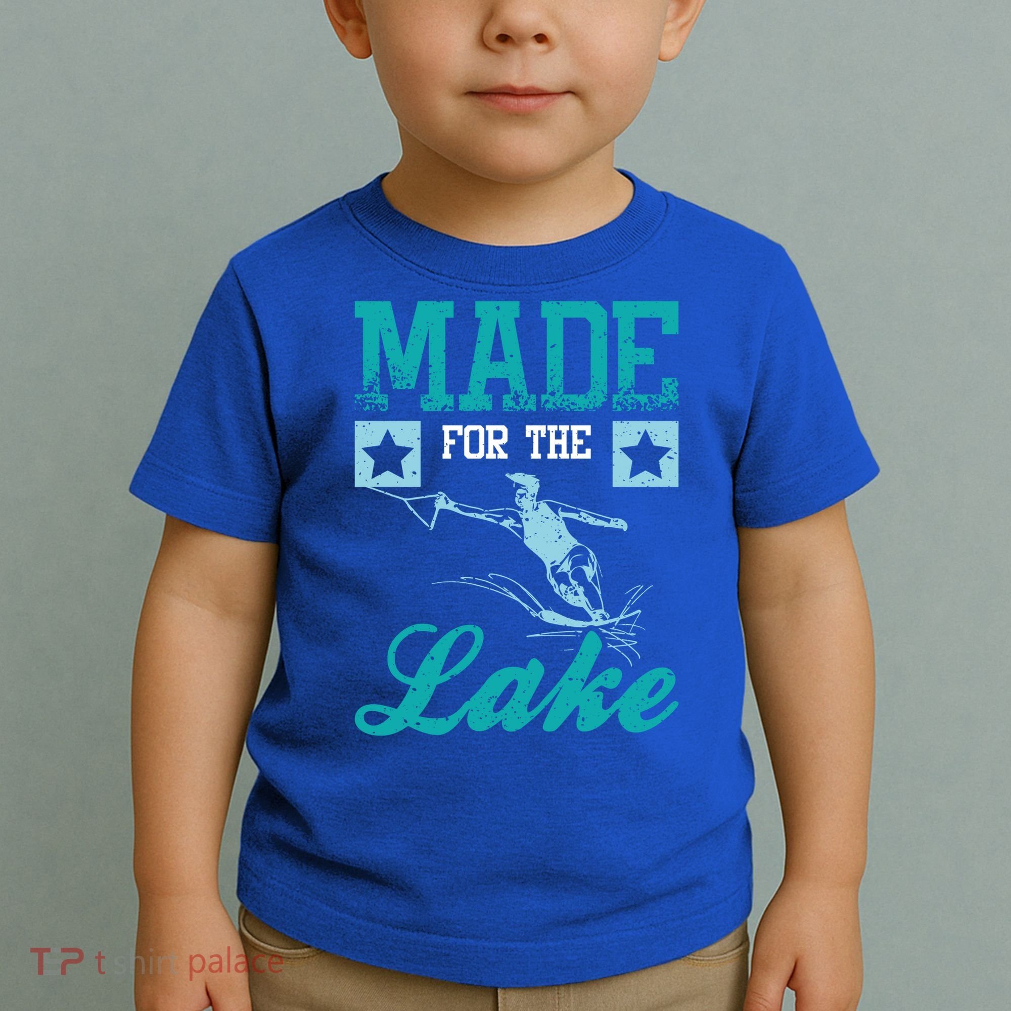 Made For The Lake Water Ski Gift Toddler T-Shirt