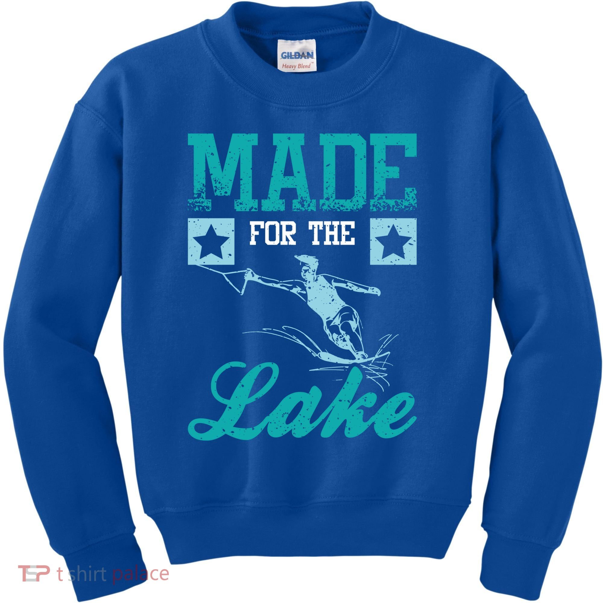 Made For The Lake Water Ski Gift Kids Sweatshirt