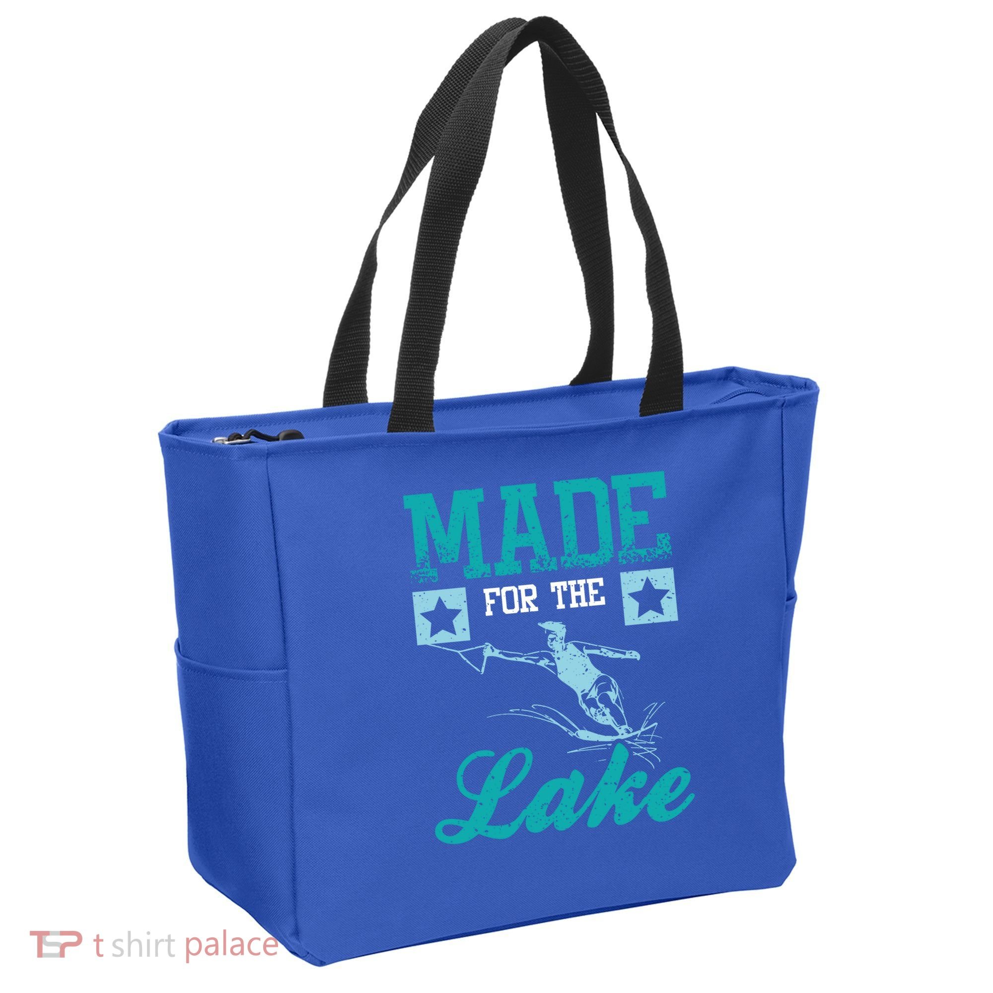 Made For The Lake Water Ski Gift Tote Bag