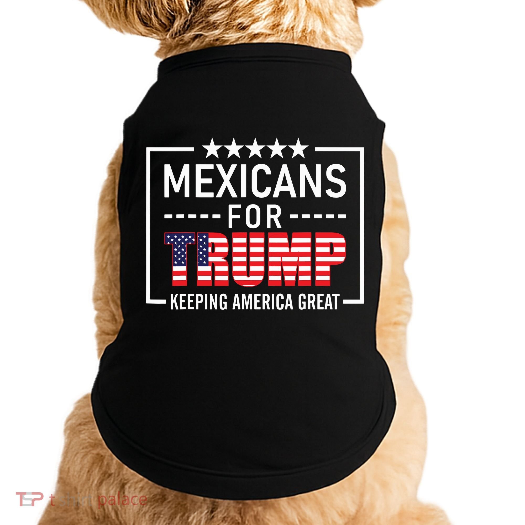 Mexicans For Trump Hispanic Conservative Gift Trump 2024 Doggie Tank