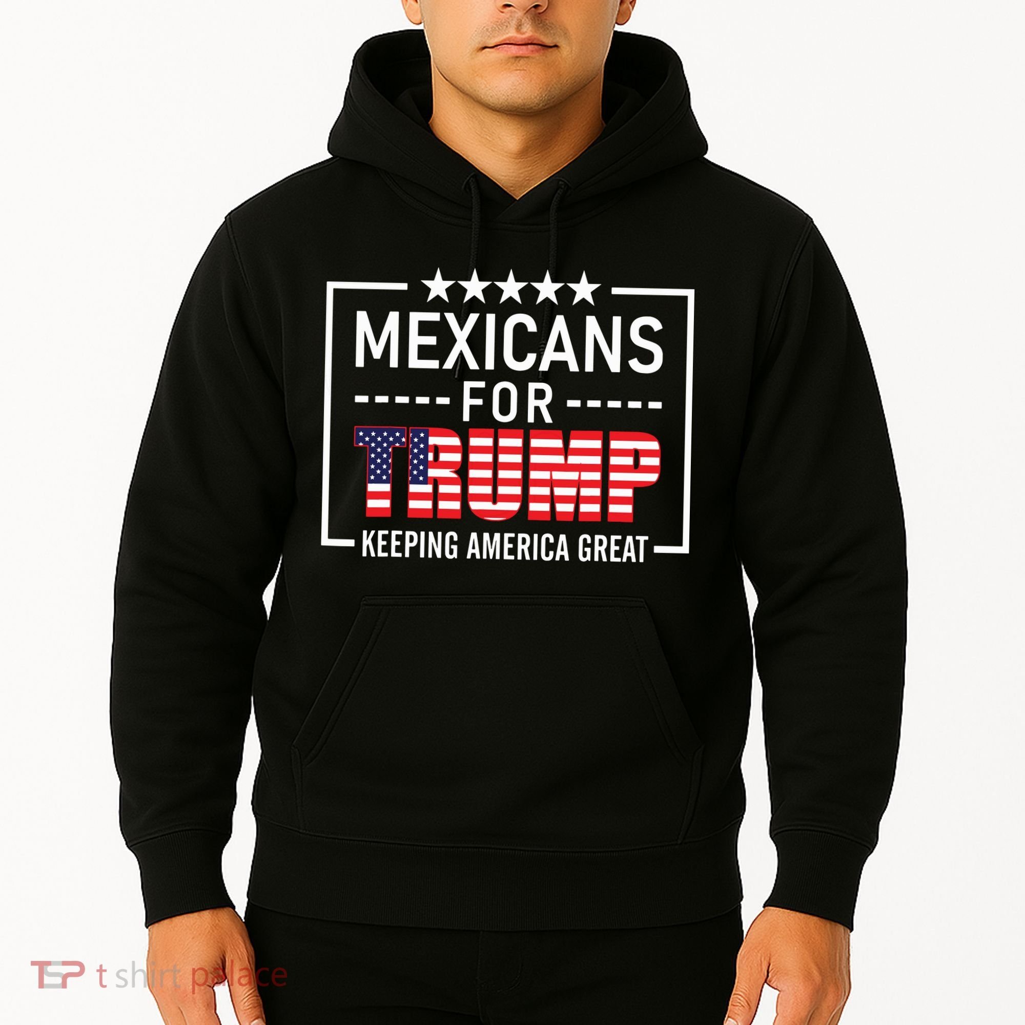Mexicans For Trump Hispanic Conservative Gift Trump 2024 Hoodie