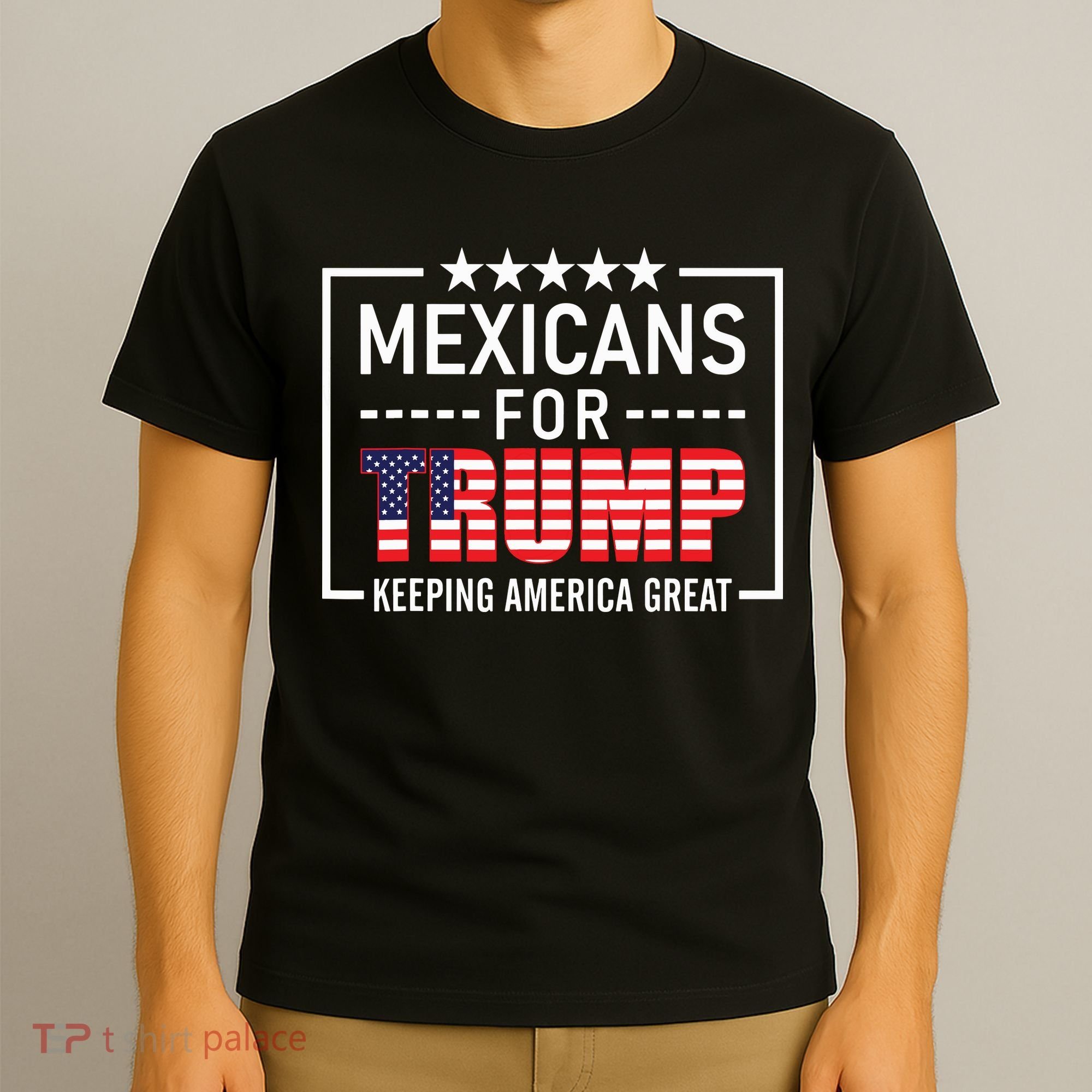 Mexicans For Trump Hispanic Conservative Gift Trump 2024 T-Shirt