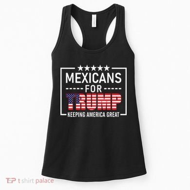 Mexicans For Trump Hispanic Conservative Gift Trump 2024 Women's Tank Top