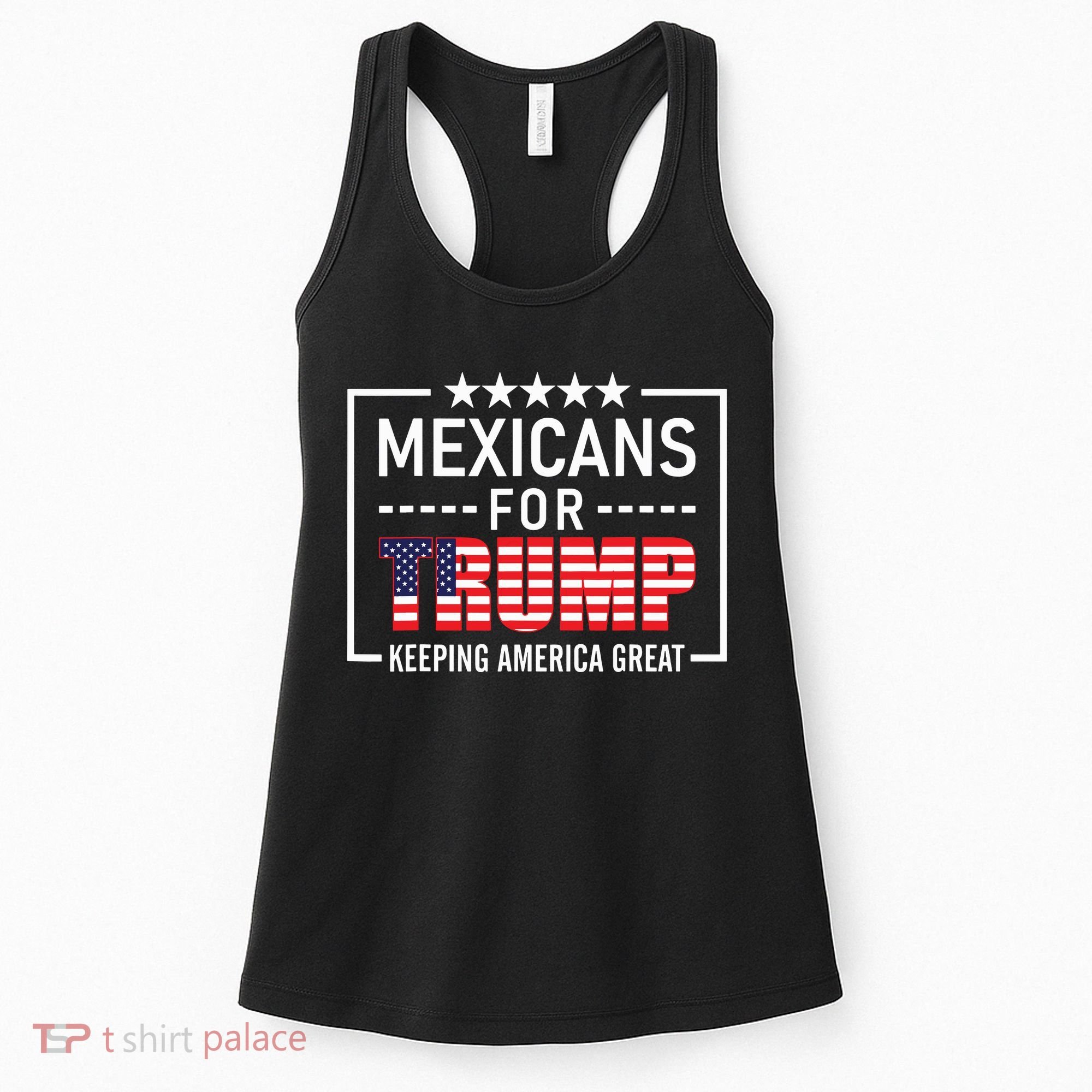 Mexicans For Trump Hispanic Conservative Gift Trump 2024 Women's Tank Top