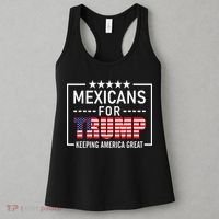 Mexicans For Trump Hispanic Conservative Gift Trump 2024 Women's Tank Top thumb 3