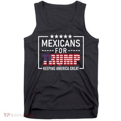 Mexicans For Trump Hispanic Conservative Gift Trump 2024 Tank Top