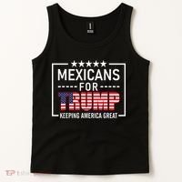Mexicans For Trump Hispanic Conservative Gift Trump 2024 Tank Top thumb 2