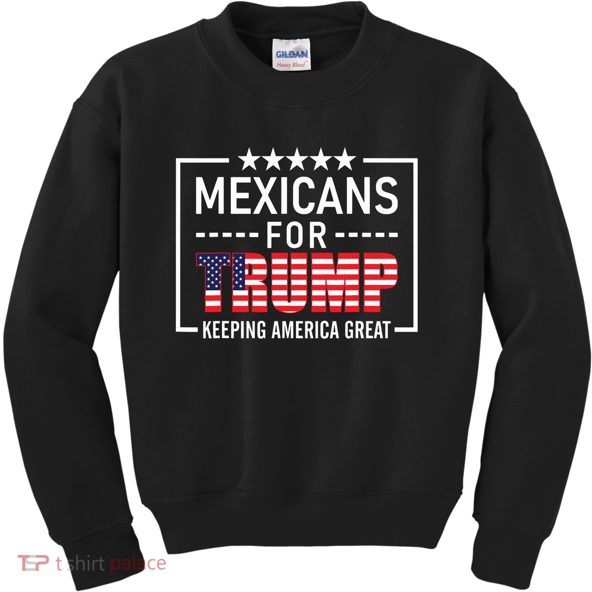 Mexicans For Trump Hispanic Conservative Gift Trump 2024 Kids Sweatshirt