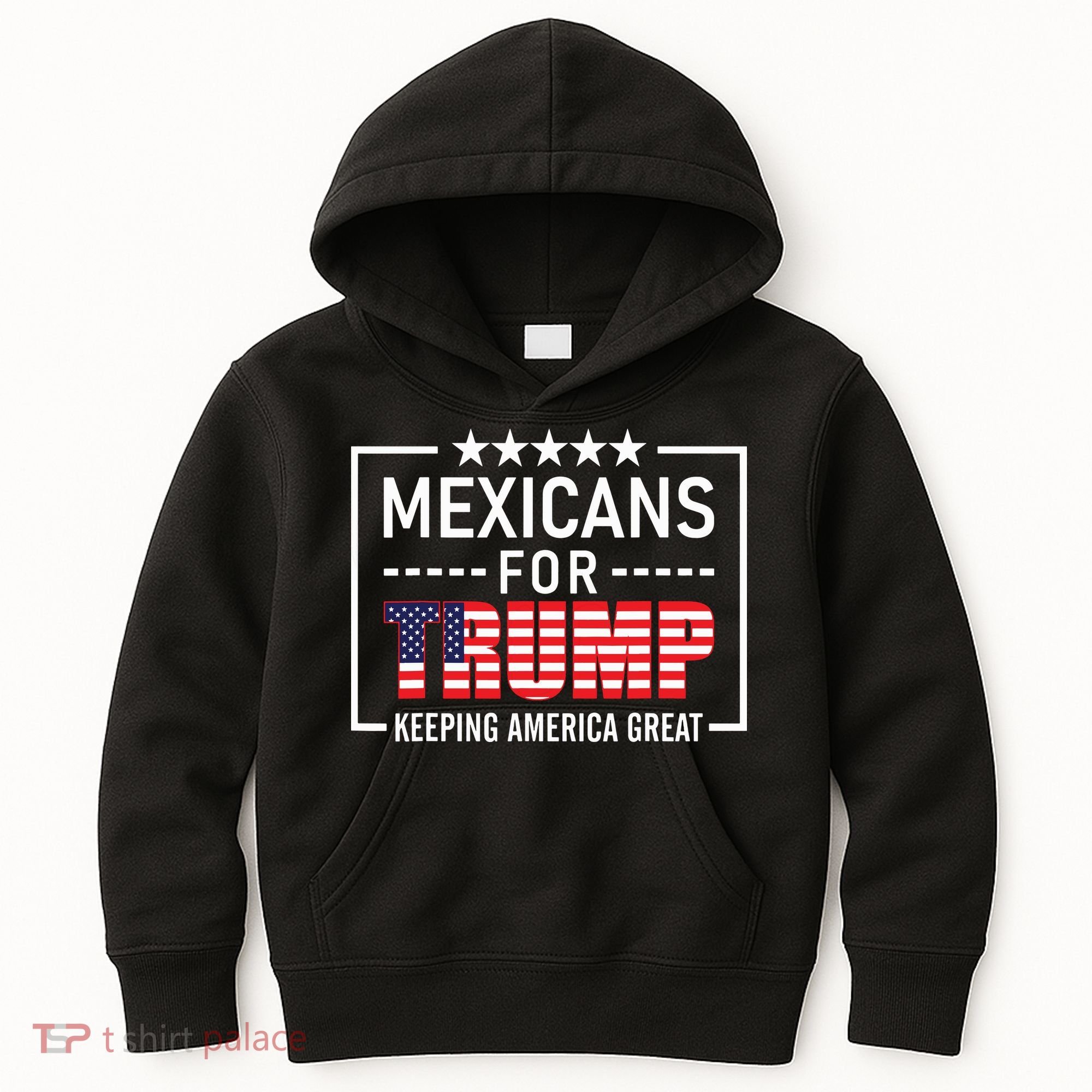 Mexicans For Trump Hispanic Conservative Gift Trump 2024 Kids Hoodie
