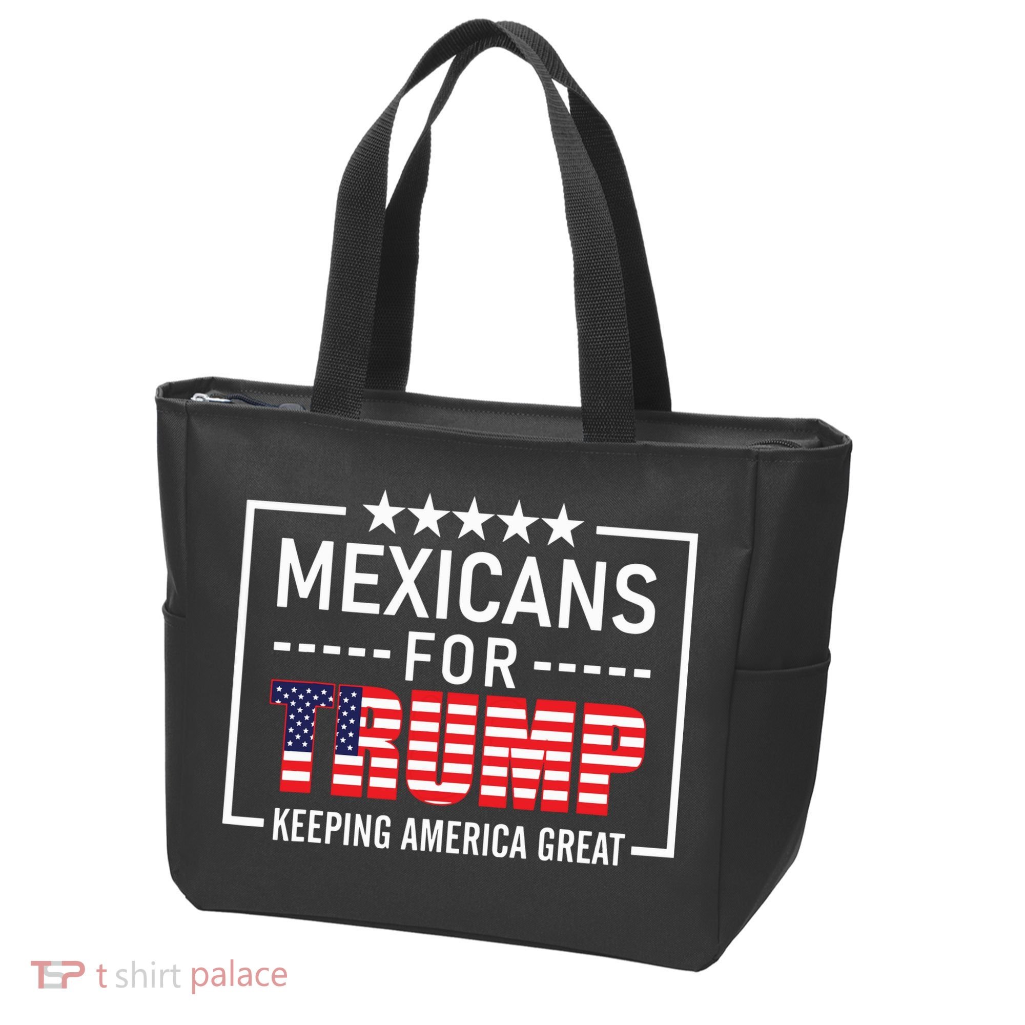 Mexicans For Trump Hispanic Conservative Gift Trump 2024 Tote Bag