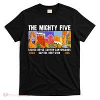 Mighty Five Utah National Parks Distressed Vintage T-Shirt thumb 0