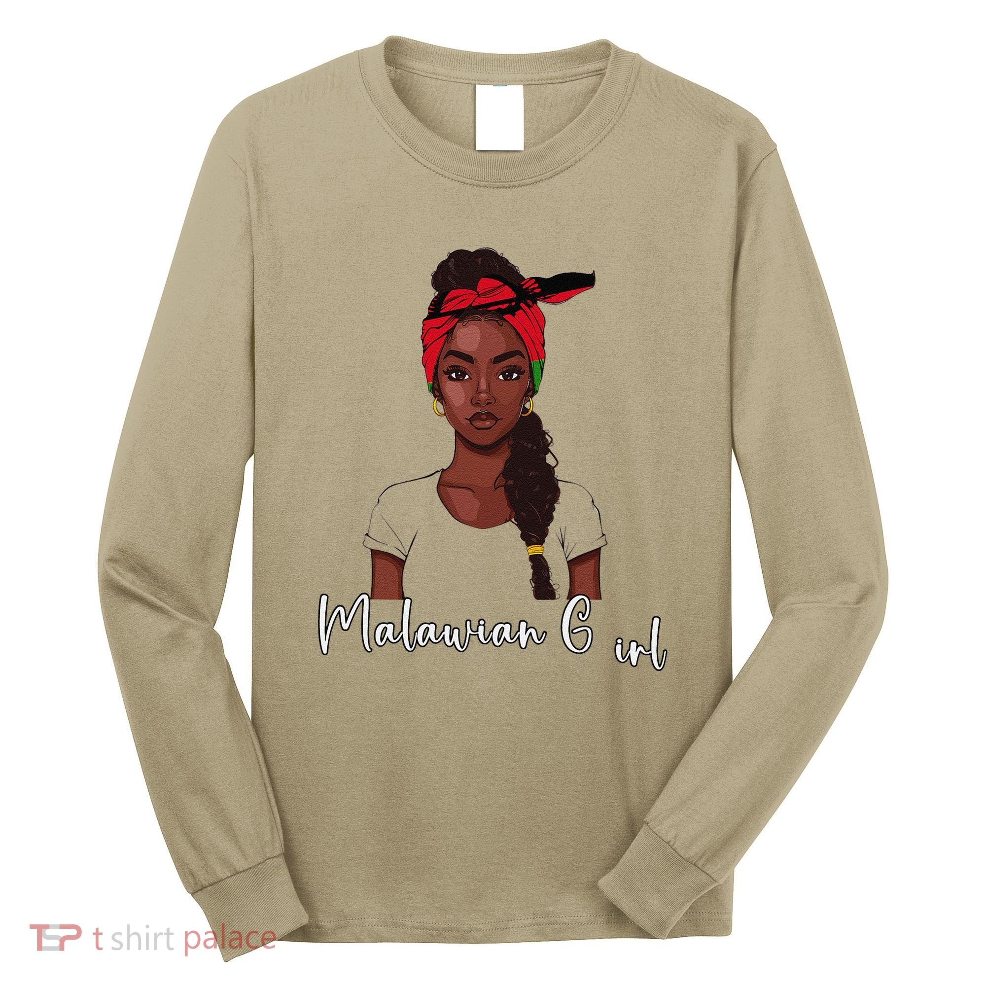 Malawian Flag Uniform Souvenirs Products Woman Malawi Long Sleeve Shirt