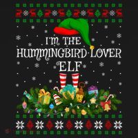 Matching Family Ugly I'm The Hummingbird Lover Christmas Gift Women's Hoodie thumb 2