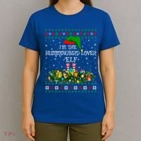 Matching Family Ugly I'm The Hummingbird Lover Christmas Gift T-Shirt thumb 4