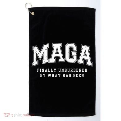 Maga Finally Unburdened By What Has Been Golf Towel