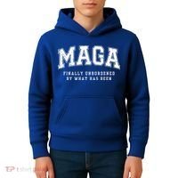 Maga Finally Unburdened By What Has Been Kids Hoodie thumb 4