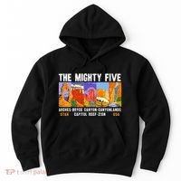 Mighty Five Utah National Parks Distressed Hoodie thumb 0