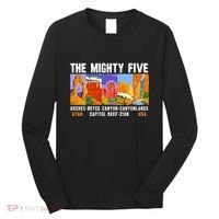 Mighty Five Utah National Parks Distressed Long Sleeve Shirt thumb 0