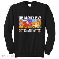 Mighty Five Utah National Parks Distressed Sweatshirt thumb 0