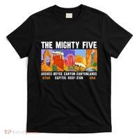 Mighty Five Utah National Parks Distressed T-Shirt thumb 0