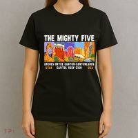 Mighty Five Utah National Parks Distressed T-Shirt thumb 4