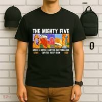Mighty Five Utah National Parks Distressed T-Shirt thumb 6