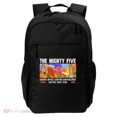 Mighty Five Utah National Parks Distressed Backpack