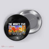 Mighty Five Utah National Parks Distressed Button thumb 0
