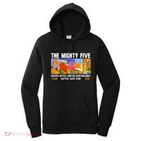 Mighty Five Utah National Parks Distressed Women's Hoodie thumb 0