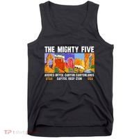 Mighty Five Utah National Parks Distressed Tank Top thumb 0