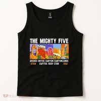 Mighty Five Utah National Parks Distressed Tank Top thumb 2