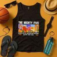 Mighty Five Utah National Parks Distressed Tank Top thumb 4