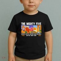 Mighty Five Utah National Parks Distressed Toddler T-Shirt thumb 2