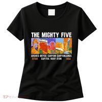 Mighty Five Utah National Parks Distressed Women's T-Shirt thumb 0