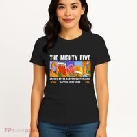 Mighty Five Utah National Parks Distressed Women's T-Shirt thumb 4