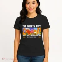 Mighty Five Utah National Parks Distressed Women's T-Shirt thumb 4