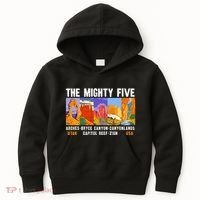 Mighty Five Utah National Parks Distressed Kids Hoodie thumb 0