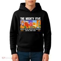 Mighty Five Utah National Parks Distressed Kids Hoodie thumb 4