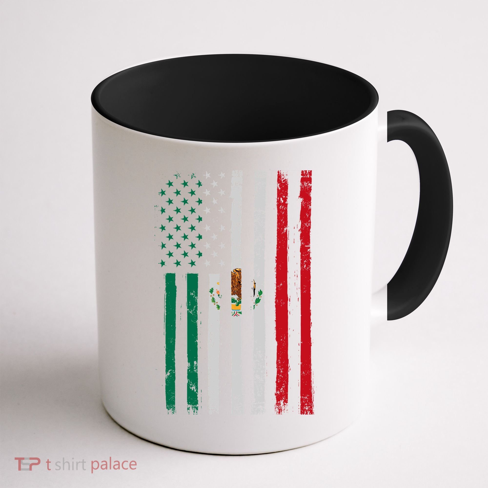 Mexico Flag USA American Mexican Independence Day Coffee Mug