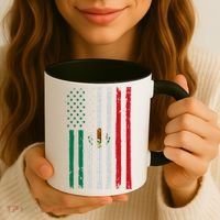 Mexico Flag USA American Mexican Independence Day Coffee Mug thumb 3